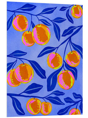 Foam board print Exotic Oranges