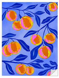 Selvklæbende plakat Exotic Oranges