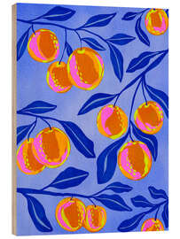 Trätavla Exotic Oranges