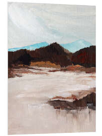 Hartschaumbild Imaginäre Landschaft I