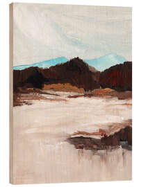 Holzbild Imaginäre Landschaft I