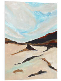 Hartschaumbild Berglandschaft