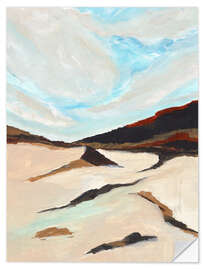 Wandsticker Berglandschaft