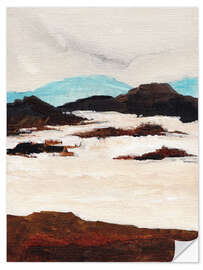 Wandsticker Imaginäre Landschaft II