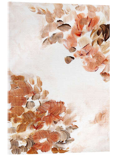 Cuadro de metacrilato Muted painterly florals