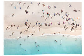 Quadro em acrílico People at the beach in summer, Greece - Matteo Colombo