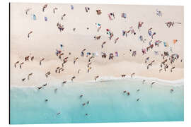 Aluminium print People at the beach in summer, Greece - Matteo Colombo