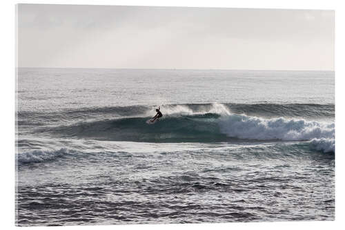 Akrylbillede Surfer riding a wave, Gold Coast, Australia
