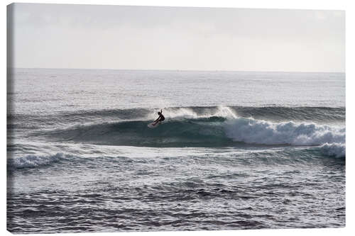 Canvastavla Surfer riding a wave, Gold Coast, Australia
