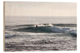 Quadro de madeira Surfer riding a wave, Gold Coast, Australia - Matteo Colombo