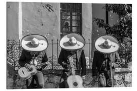 Alubild Drei mexikanische Mariachi, Mexiko