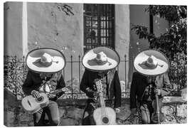 Obraz na płótnie Three mexican mariachi, Mexico - Matteo Colombo