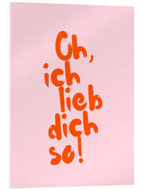 Acrylglasbild Oh, ich lieb dich so! - Ohkimiko