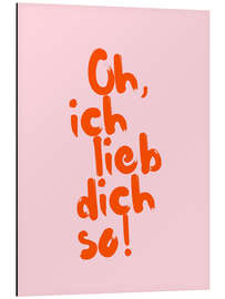 Aluminium print Oh, ich lieb dich so! - Ohkimiko