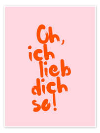 Wandbild Oh, ich lieb dich so! - Ohkimiko