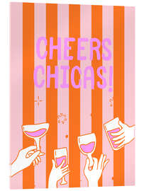 Cuadro de metacrilato Cheers Chicas! - Ohkimiko
