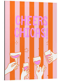 Obraz na aluminium Cheers Chicas! - Ohkimiko