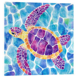 Acrylglas print Turtle