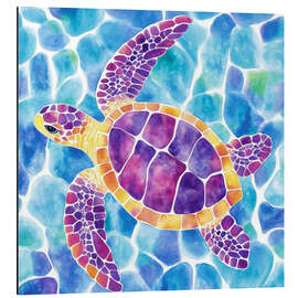 Aluminium print Turtle - DejaReve