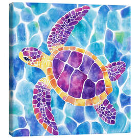 Canvas print Turtle - DejaReve