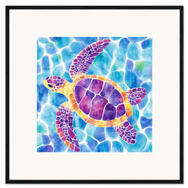 Gerahmter Kunstdruck Schildkröte
