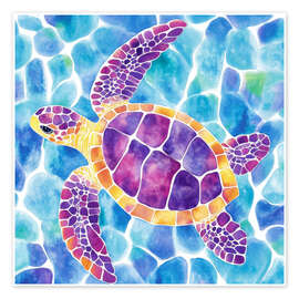 Wall print Turtle - DejaReve