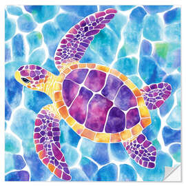 Sticker mural Turtle