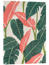 Quadro em acrílico Тropical Leaves