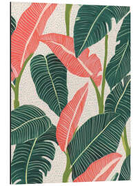 Cuadro de aluminio Тropical Leaves