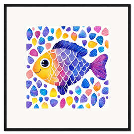 Gerahmter Kunstdruck Fisch