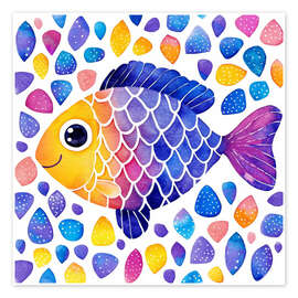 Wall print Fish - DejaReve