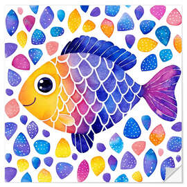 Vinilo para la pared Fish - DejaReve