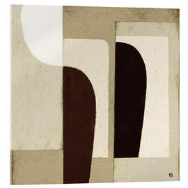 Cuadro de metacrilato Abstract collage in neutral colours I - Marco Marella