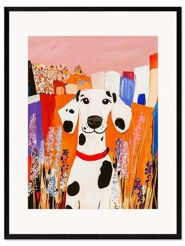 Framed art print Happy Dalmatian