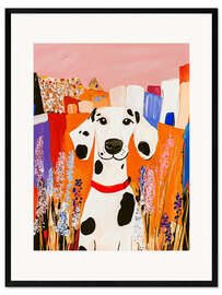Framed art print Happy Dalmatian
