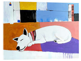 Tableau en verre acrylique Siesta and Sleeping Dog