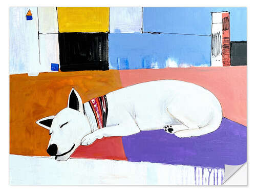 Sticker mural Siesta and Sleeping Dog