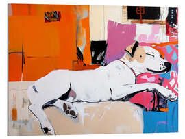 Aluminium print Siesta Sleeping Dog - Anastasia Mamoshina