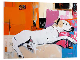 Quadro em PVC Siesta Sleeping Dog - Anastasia Mamoshina