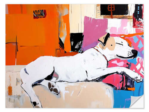 Sticker mural Siesta Sleeping Dog