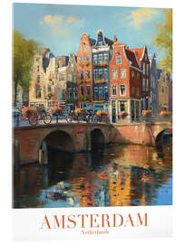 Acrylic print Amsterdam Travel Art - TAlex