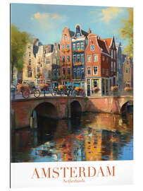 Cuadro de plexi-alu Amsterdam Travel Art