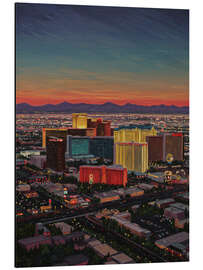 Alubild Farbenfrohes Las Vegas - Felipe Hora