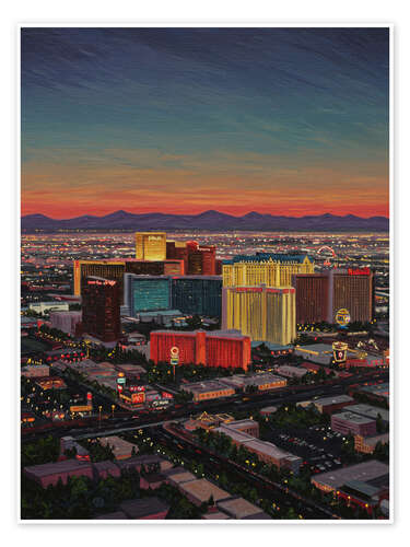 Poster Colourful Las Vegas