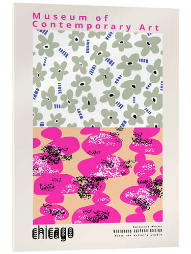 Quadro em acrílico Exhibition poster for Visionary surface design