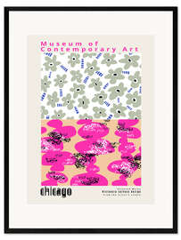 Gerahmter Kunstdruck Exhibition poster for Visionary surface design