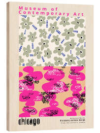 Print på træ Exhibition poster for Visionary surface design - Annick