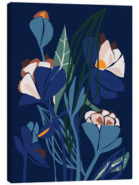 Lienzo Modern Flowers paper cut still life - Annick