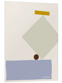 Obraz na PCV Abstract equilibrist with geometric shapes