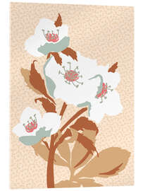 Quadro em acrílico Minimalist Hellebore - Annick
